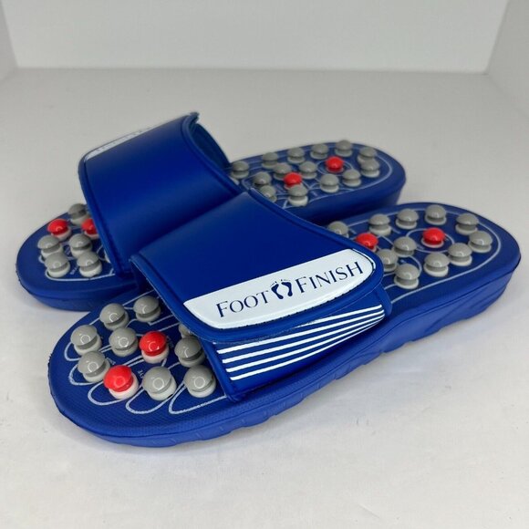 Foot Finish Plantar Fasciitis Relief Acupressure Size 38 Foot Reflexology Slides - Picture 1 of 10